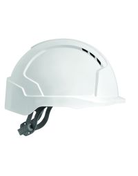 JSP EVOLite Micro Peak Safety Helmet Slip Ratchet -  White
