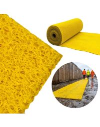 Spaghetti Matting Roll - Anti-Slip & Reversible - Yellow - 12mm x 1m x 10m