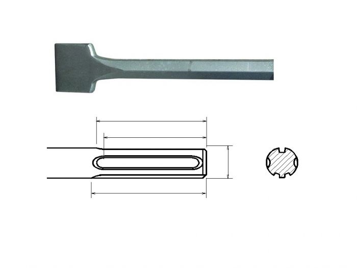 SDS Max Spade  Chisel 