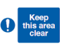 Keep This Area Clear 