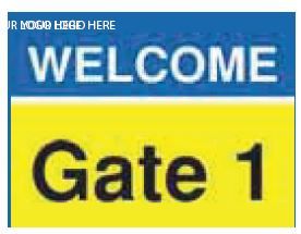 Welcome Gate Sign