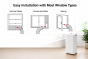 Bosch 9000 BTU Portable Air Conditioner - 3-in-1 Cooling Dehumidifying and Fan