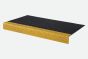 Anti-Slip GRP Stair Treads - Black/Yellow