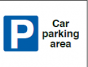 Car Parking Area  Sign - PVC