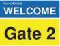 Welcome Gate Sign
