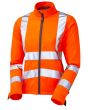 Leo Womens Hi Vis Softshell Orange