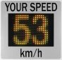 GR36CL Digital Speed Display Sign - Multicolour - Green/Yellow/Red