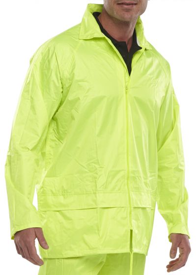 Waterproof Heavy Duty Wet Suit Jacket (Yellow) with Hood | CMT Group