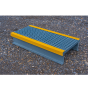 GRP Step Over Platform Grey/Yellow