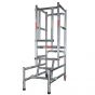 Industrial Aluminium Heavy Duty Warehouse Podium Platform with 2 Castor Wheels