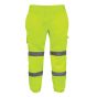Hi Vis Sweat Jogging Bottoms - Yellow