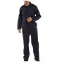 Standard Concealed Stud Front Boiler Suit – Navy – Elasticated Waist Coveralls model image | CMT Group
