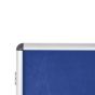 Lockable Blue Felt Noticeboard Display Case - Internal