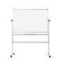 Mobile Aluminium Frame Drywipe Magnetic Whiteboard - Double Sided