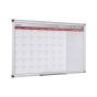 Magnetic Drywipe Monthly Planner Board - 600mm x 900mm