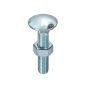 Grade 4.8 Cup Square Hex Bolts and Nuts DIN 603/555 BZP CE - M16 x 120mm - Box of 10