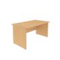 Rectangle Desks - Amber Oak | CMT Group (one pedestal)