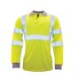 Hi Vis Modaflame Long Sleeved Polo Shirt