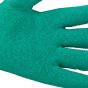 Blue/Green Latex Grip Safety EN388 Gloves