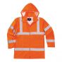 Nylon Rain Jacket - Orange