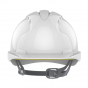 JSP EVO3 Slip Ratchet Safety Helmet Mid Peak -  White