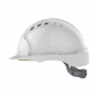 JSP EVO®2 White Slip Ratchet Vented Safety Helmet Mid Peak