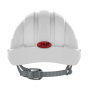 JSP EVO®2 White Slip Ratchet Vented Safety Helmet Mid Peak