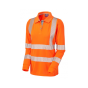 Womens Sleeved Orange Polo Shirt - Size 26