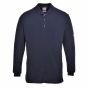'Modaflame' Flame Retardant Long Sleeve Polo Shirt