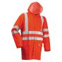 Hi Vis FR AS & Arc Rain Jacket Hi Vis Orange 2XL