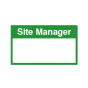 Site Sign - 3mm Correx - 210x297mm A4 - Site Manager
