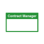 Site Sign - 3mm Correx - 210x297mm A4 - Contract Manager