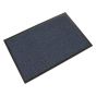 Vynaplush Door Mat Black/Blue 0.6m x 0.9m