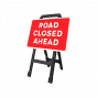 Road Closed Ahead Q-Frame Sign | 1000x750mm Rectangle
