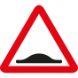 Humps Ahead Triangle Metal Road Sign - 750mm