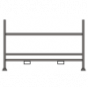 Police Barrier Gate Stillage - L 2072mm x W 1007mm x H 1253mm - 50kg