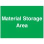 Material Storage Area Sign - PVC