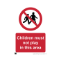 Site Sign - 3mm Correx - 420x594mm - No children allowed on this site