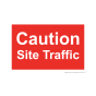 Site Sign - 3mm Correx - 210x297mm A4 - Caution Site Traffic