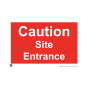 Site Sign - 3mm Correx - 420x594mm - Caution site entrance