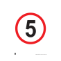 Site Sign - 6mm Correx - 5mph - 594x841mm (A1)