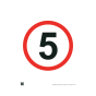 Site Sign - 3mm Correx - 297x420mm A3 - 5mph