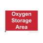 Site Sign - 6mm Correx - 594x841mm A1 - Printed: Oxygen Storage Area