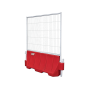 Mini Mesh for Site Wall Barrier - Powdercoated White