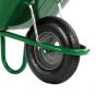 Green Haemmerlin 90ltr Heavy Duty Steel Barrow 