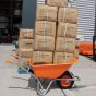 Churchill Heavy-Duty Wheelbarrow 100 Litre - PE Plastic Tray