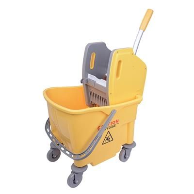 25 Litre Buffalo Kentucky Mop Bucket & Wringer Yellow