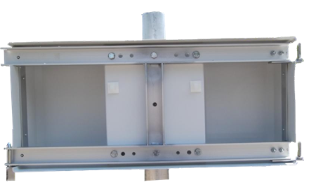 VG2L Variable Pole Clamp with Battery Case c/w Padlock & Mounting Set