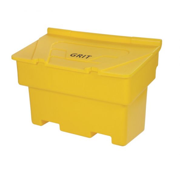 Heavy Duty 200L Yellow Grit Salt Bin - 250kg
