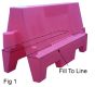Evo Gator Water Filled Barrier 1m - Red